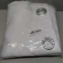 YoungsTex 100% Blackout Curtains 63 Inches Long for Bedroom, Black Out Thermal Drapes Winter Insulated with Grommet Room Darkening for Living Room, Pure White, 2 Panels,42 X 63 Inch