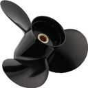 Boat Propeller 13 Spline Tooth for Johnson Evinrude OMC 40-140HP, 14x9 14x11 13 3/4x13 13 1/2x15 13 1/4x17 13.2x19 13.2x21 Pitch, 3-Blade Aluminum Replacement for BRP Stern Drive Outboard