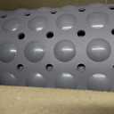OTHWAY Large Shower Mat 34"x 23", TPE Non Slip Shower Mat for Walk in Shower Stall, Inside Shower Mats with Drain Holes Suction Cups, Anti-Slip for Elderly Kids (Dark Grey)