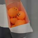 Soulchen 24 Pcs Halloween Table Tennis Balls Pumpkin Beer Ball Orange Plastic Novelty Table Tennis with Jack O Lantern 1.6 Inch Halloween Stress Props for Party Playing Decor Beach Game Party Favors