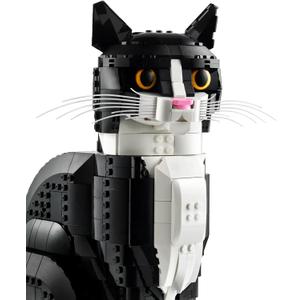 Whiskers for Lego 21349 Ideas Tuxedo or Lego 21376 Ideas Orange Cats Snap-in Accessory - Compatible with Model 21349 or 21376 (Whiskers Only, Not The Building Block Kit) (Classic Edition)