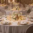 32 Pcs Gold Votive Candle Holders, Round Tea Light Candle Holders with Polka Dot Embossed, Gold Table Centerpieces for Weddings, Home Decor, Baby Shower, Special Occasions
