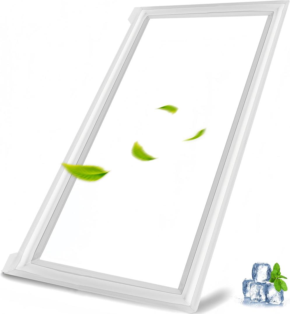 42"x17" W10830055 W11378944 Refrigerator Door Gasket W11396037 Replacement Compatible with Whirlpool Maytag, Upgraded PS12731167 French Door Seal Replace W10165979 Frige Gasket - Unbent