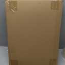 LINMAGCO Storage Ottoman Folding Foot Stool Velvet Foot Rest with Padded Modern Ottoman with Storage for Living Room Puppy Step Stool 17x13x13in(Black)