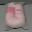 Travel Pillow Memory Foam Capybara Neck Pillow for Traveling, Car, Home, Flight Pillow for Sleeping with Attachable Snap Strap Soft Washable Cover, Provide Head Neck Support Rest, Pink