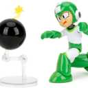 Jada Mega Man Hyper Bomb - 1:12 Scale Action Figure, Wave 2  Over 15 Points of Articulation, Alternate Hands & Head, Bomb Accessory