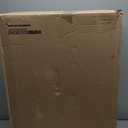 United Solutions Highboy Waste Container with Swing Lid, 23 Gallon, Space Saving Slim Profile and Easy Bag Removal, Handles for Easy Carrying, Indoor/Outdoor Use, Black, 1-Pack.