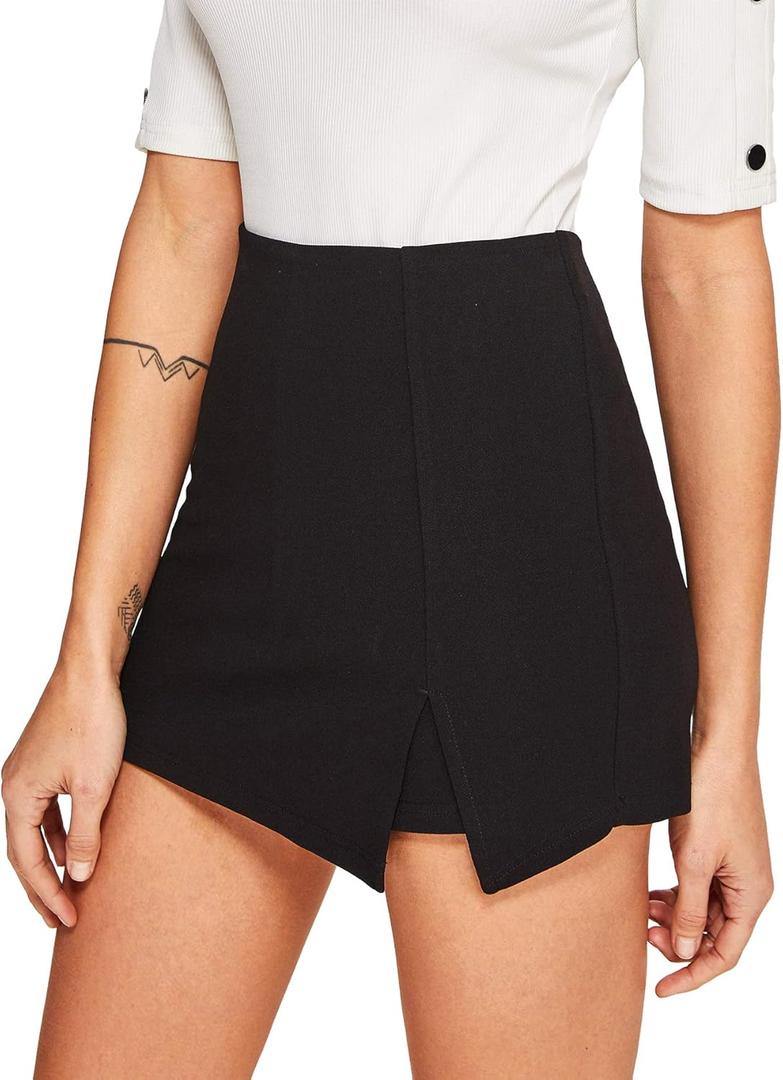 WDIRARA womens Soft (Medium, Black)