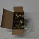 30 Pieces Craft Bells Small Brass Bells for Crafts Mini Vintage Bells with Spring Hooks Tiny for Hanging Wind Chimes Making Dog Training Doorbell Wedding Decor, 1.65 x 1.5 Inch  (Bronze)