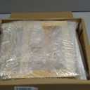 VASMIA End Table, 3-Tier Side Table with Storage Shelf, Bamboo Nightstand Bedside Table for Small Spaces, Bedroom, Living Room,Natural