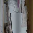 Yaheetech Wooden Floor Cabinet, Side Storage Organizer with 4 Drawers and 1 Cupboard, Freestanding Entryway Storage Unit Console Table, Bathroom Furniture Home Decor, White (22 x 12 x 32.5 In (LxWxH))