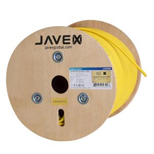 JAVEX 23AWG CAT6 Ethernet Cable UL Certified [500FT, Solid Pure Copper] 600MHz, PoE++ Over 100W, ETL Listed, TAA Compliant, UTP Ethernet Bulk Cable, 500 Feet, Yellow