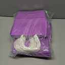 DechoPak Purple Gift Bags, 50Pack 8x4.4x10 Inch Light Purple Paper Gift Bags with Handles, Gift Bag Bulk Medium Party Favor Goodie Bag for Kids Birthday Wedding Valentine's Christmas Retail Business