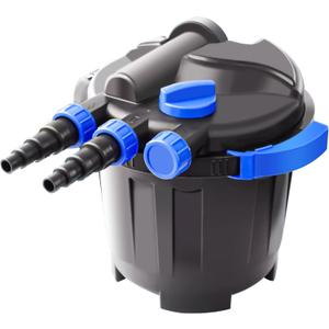 Pressure Bio Filter with UV for Fish Garden Pond 1320 Gal (Filter+UV+Water Pump)
