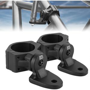 KEMIMOTO UTV Whip Mount Flag Light Mounting Bracket 1 PC, Heavy Duty Adjustable for 1.75-2 inch Roll Bar Cage Compatible with Polaris RZR 900 1000 XP Pro Turbo Can Am Maverick X3 Commander
