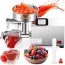 Newhai 450W Electric Tomato Strainer Commercial Tomato Milling Machine Stainless Steel Food Press Sauce Maker Food Squeezer Machine 110volt