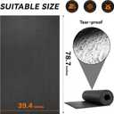 Treadmill Mat for Carpet &Hardwood Floors, 79"x39.4" 0.2" Thick High Density, Non-Slip Fitness Equipment Mat, Mat for Under Treadmills, Elliptical, Exercise Bikes, Stationary Cycles