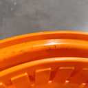 Dynamic Mixers E001 Commercial Manual Salad Spinner, 2.5 Gallon Capacity, SD99, Orange