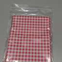 Grandipity 12 Pack Premium Disposable Plastic Picnic Tablecloth 54 Inch. x 108 Inch. Decorative Rectangle Table Cover - Red Checkered Gingham