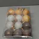 24 PCS Vintage Textured Christmas Ball