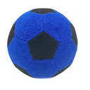 Fabric Soccer Ball, Soft Indoor and Outdoor Play Ball, Blue