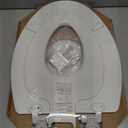 Mayfair NextStep2 Toilet Seat with Built-In Potty Training Seat, Slow-Close, Removable that will Never Loosen, Elongated, White