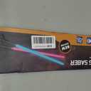 Lightsaber, Dueling Light Saber, 20 RGB Colors 4 Modes Type-C Rechargeable Sword with Alloy Hilt, Light Sabers for Kids Birthday Party Cosplay Halloween Christmas, 2PCS