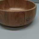 Kimona Fruit Bowl Acacia Wood for Salad & Fruit, Decorative Wooden Bowl For Fruit,Dessert Platter (8" x 8" x 3")