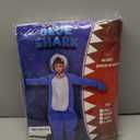 ReneeCho Boys Shark Costume Kids Onesie Pajamas Halloween Sea Animal Suit Onesie (X-Large, Blue)