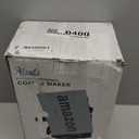 XIXUBX Coffee Machine, 3.5 Bar Espresso & Cappuccino Machine with Steam Wand, Compact Design Coffee Maker for Latte, Safety Lock & Tritan Cups, 800w, Black