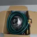 Water Transfer Pump, 115V 1/10HP Electric Utility Pump with On/Off Switch 2 * 6 ft Water Hoses Kit for Removing Water from Garden Pools Aquariums Hot Tub Draining 1/8 Low Suction for Rain Barrel