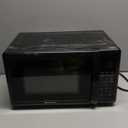 Emerson MW7302B Compact Countertop Microwave Oven with Touch Control, LED Display, 700W, 10 Power Levels, 6 Auto Menus, Glass Turntable and Child Safe Lock, 0.7 Cu., Ft. Black