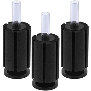 Pawfly Aquarium Bio Sponge Filter Quiet Betta Fry Shrimp and Small Fish Foam Filter for Fish Tanks up to 20 Gallons, 3 Pack