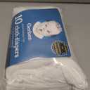 Gerber Unisex Baby Boys Girls Birdseye Prefold Cloth Diapers Multipack White Premiun 3Ply 10 Pack