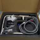 HEISOK Kitchen Faucet with Pull Down Sprayer  3 in 1 Kitchen Sink Faucet Stainless Steel, Single Handle Drinking Water Faucet for 1 or 3 Hole, Brushed Nickel