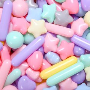 STARBOLO Ball Pit Balls for Toddlers - Macaron Ball Pit Balls Crush Proof Plastic Toy Balls for Toddlers Ball Pits, Baby Pool Water Toys,Ball Pit Play Tent,50pcs(Macaron)