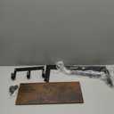 ELITEROO Towel Racks for Bathroom Wall Mounted, Towel Holder with Wooden Shelf and 3 Hooks for Washcloths Hand Towel, Bath Towel Storage Organizer for Small Bathroom, RV, Rustic Brown