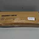 GRANNY SAYS 80L Slim Laundry Hamper with Silent Brake Wheels, Sturdy Metal Frame & Handle, Rolling Laundry Basket for Laundry Room, Bedroom, Bathroom, or RV  Great for Singles or Couples, Black