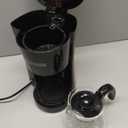 BLACK+DECKER 5-Cup Coffee Maker with On/Off Switch, Sneak-A-Cup Feature, and Easy-View Water Window, Black