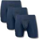 Real Men Athletic Underwear with Support Pouch - 1, 3 or 4 Pack 6, 7 and 9in Nylon Briefs - ABCD Pouch - 4XL