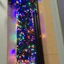 Lomotech Color Changing Christmas Tree Lights - 16Ft 664 LED with 10.5" Topper, Remote Controll Waterproof Iron Pole Waterfall Lights for Outdoor Christmas Decorations (White to Multicolor)