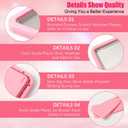 Rolled Ice Cream Maker - Instant Freeze Plate with 2 Scrapers, Food-Grade Stainless Steel Ice Cream Machine for Frozen Yoghurt, Rolled Ice Cream, Gelato, Soft Serve (White)