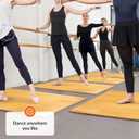 Marley Dance Floor for Home & Studio | 3Ft x 4Ft | Portable Dance Floor Mat for Ballet, Tap, Irish Dancing & More| Roll-Out Vinyl Flooring for Dancers | Marley Flooring | 5MM, Size: Small