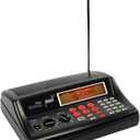 Whistler WS1025 Analog Desktop Scanner Programmable Police/Fire/Weather Radio with 200 Channels and Backlit LCD Display Easy-to-Use Base Unit Black