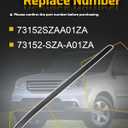 Right A Pillar Passenger Side Windshield Trim Molding Compatible with Honda