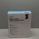 Tastyle Single Serve Coffee Maker, Iced and Hot Coffee Machine for K Cup & Grounds, Compact Design, 40oz Removable Water Reservoir, 6 to 24 Oz Brew Sizes, Fits 7.3" Travel Mug, Gray