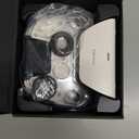 ManbaOne Interactive Screen Wireless Gaming Controller for PC/Switch/Switch 2/iOS/Android,Hall Effect Stick & Trigger,RGB Lighting,Remappable Buttons,1800mAh with Charging Dock (White)