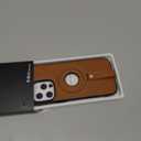 Butaiga for iPhone 16 Pro Max Leather Case with Stand, Anti-Slip Grip Ring, Fits for MagSafe (Brown, iPhone 16 Pro Max)