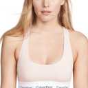 Calvin Klein Women's Modern Cotton Unlined Wireless Bralette (X-Large Plus, Nymph's Thigh)