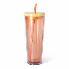 Everyday Living Tumbler Coral Plastic And Silicone 26 Oz